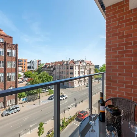 Apartment Centrum - 4-osobowy Z Balkonem Gdansk